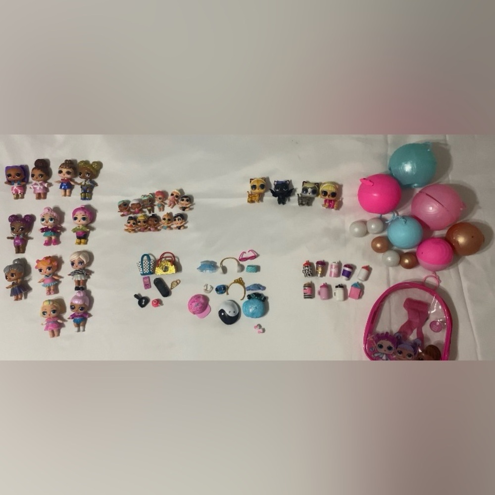 Lol Supries Toys Set!! 12 Big Lols, 11 Lol minis,  4 lol pets, 40 accessories…